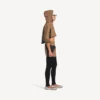 Women’s techwear cropped jacket in camel Women’s techwear cropped jacket in camel