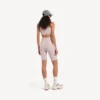 Women’s techwear seamless cycling shorts in nude