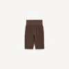 Women’s techwear seamless cycling shorts in moka