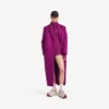 Women’s techwear short long sleeve bodysuit in violet/orange Women’s techwear short long sleeve bodysuit in violet/orange