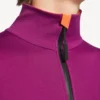 Women’s techwear short long sleeve bodysuit in violet/orange Women’s techwear short long sleeve bodysuit in violet/orange