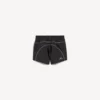 Women’s techwear tracksuit shorts in black