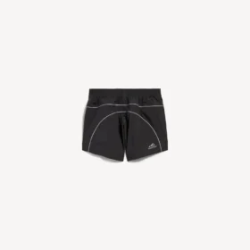 Women’s techwear tracksuit shorts in black