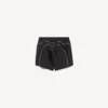 Women’s techwear tracksuit shorts in black