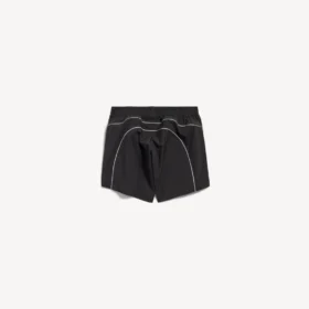 Women’s techwear tracksuit shorts in black
