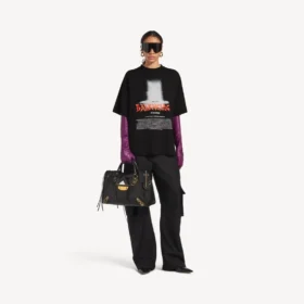 Women’s the door oversized t-shirt in black