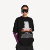 Women’s the door oversized t-shirt in black