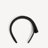 Women’s toque thin headband in black