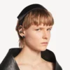 Women’s toque thin headband in black