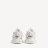Women’s track bow sneaker in white/pink Women’s track bow sneaker in white/pink