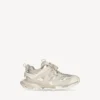 Women’s track sneaker recycled sole in beige