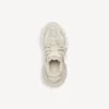 Women’s track sneaker recycled sole in beige