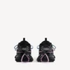 Women’s track trail laces sneaker in black/pink/blue/beige