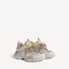Women’s track trail laces sneaker in taupe/yellow/purple/brown/black