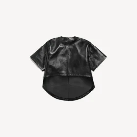 Women’s train cropped t-shirt in black
