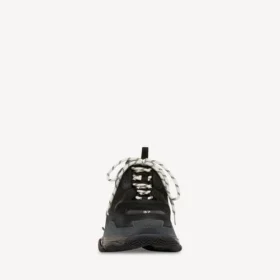 Women’s triple s clear sole sneaker in black