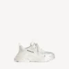 Women’s triple s glitter spray sneaker in white/silver