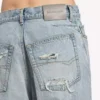 Women’s twisted seam jeans in bleach light bleu Women’s twisted seam jeans in bleach light bleu