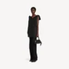 Women’s vareuse dress in black