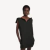 Women’s vareuse dress in black