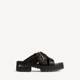 Women’s venom open mule in brown