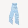 Women’s washed crayon scarf in baby blue