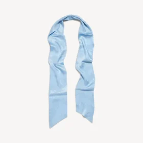 Women’s washed crayon scarf in baby blue