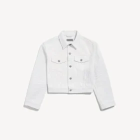 Women’s wings classic boxy jacket in white