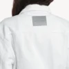 Women’s wings classic boxy jacket in white Women’s wings classic boxy jacket in white