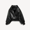 Women’s wrap jacket in black Women’s wrap jacket in black