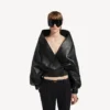 Women’s wrap jacket in black Women’s wrap jacket in black