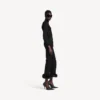 Women’s zip-up sweater in black