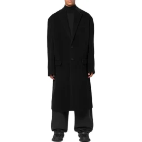 Wool Coat “Black” 642221TMU151000