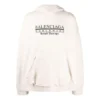 Worldwide Logo Popover Hoodie “Chalky White Black” 674986TLVA99054