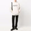Worldwide Logo Popover Hoodie “Chalky White Black” 674986TLVA99054