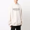 Worldwide Logo Popover Hoodie “Chalky White Black” 674986TLVA99054