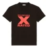 X-Rated Small Slim Fit Short Sleeve Black 612964TIVA71076