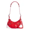 Xs Le Cagole Shoulder Bag “Tomato Red” 6713091VG9Y6534
