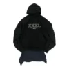 XXXL Patched T-Shirt Hoodie Oversized “Black” 720406TNVD91070