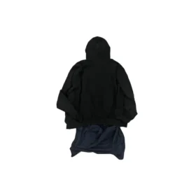 XXXL Patched T-Shirt Hoodie Oversized “Black” 720406TNVD91070