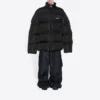 Year Of The Tiger Oversized Padded Down Jacket “Black” 682695TLO061000