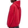 Your Logo Here Popover Hoodie “Raspberry White” 651799-TKV83-6295