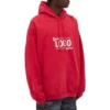 Your Logo Here Popover Hoodie “Raspberry White” 651799-TKV83-6295